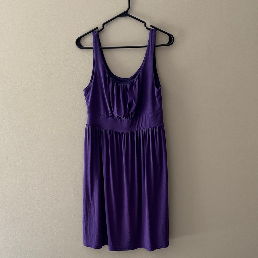Purple Sleeveless Dress